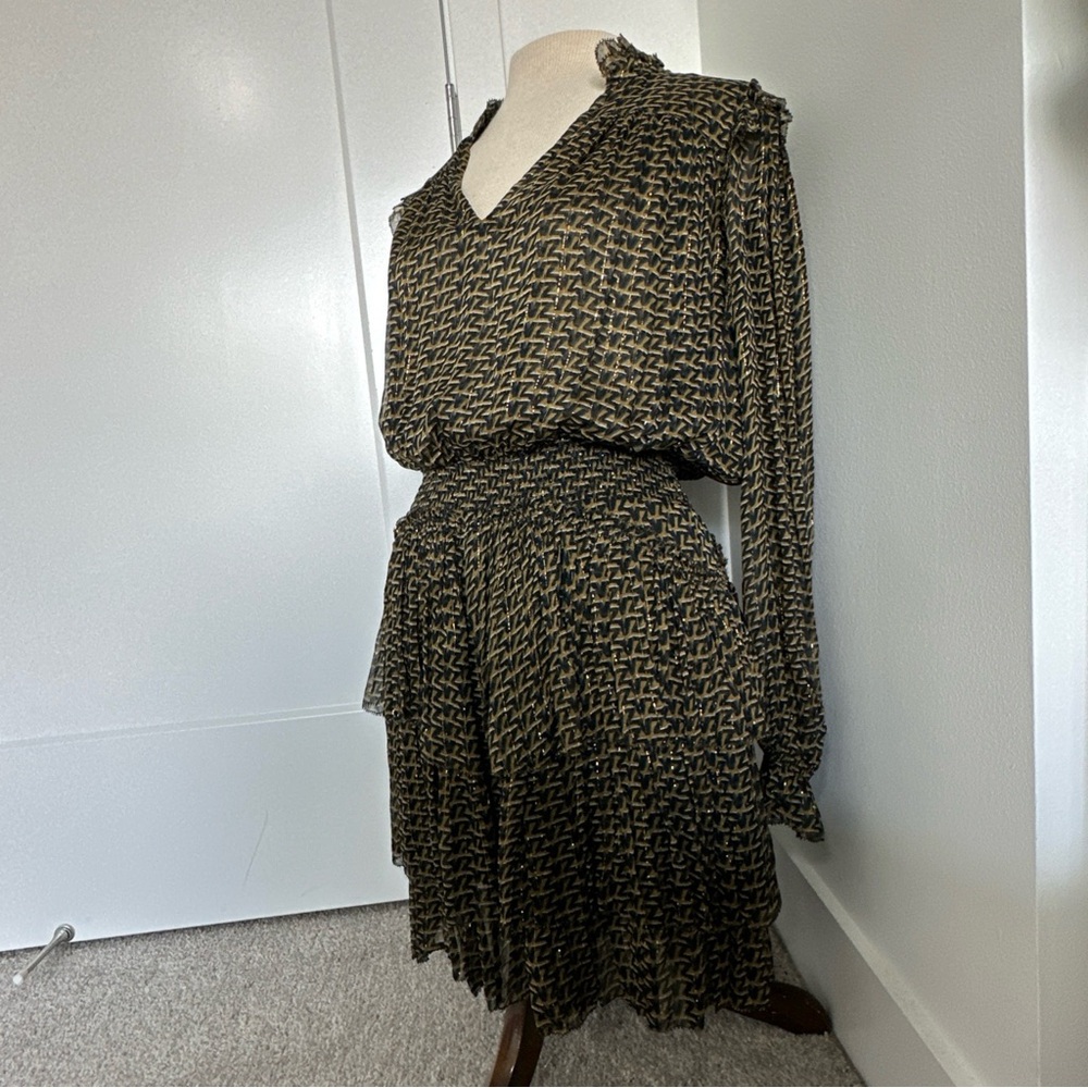 Zadig & Voltaire Rulie Chiffon Mini Dress womens size small NWOT - Picture 5 of 15